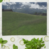 Schweizer Landschaft Handtuch (Gefaltet)