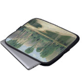 Schweizer Landschaft Laptopschutzhülle (Vorne Knopf)