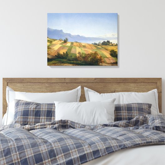 Schweizer Landschaft Leinwanddruck (Insitu (Schlafzimmer))