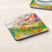 Schweizer Landschaft Untersetzer (Linke Seite)