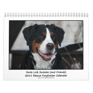 Schweizer lecken Swissies (und Freunde) Kalender