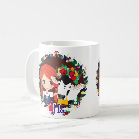 Schweizer Liebe:. Kaffeetasse (Vorderseite Links)