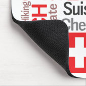 Schweizer Lieblingssachen - i-Liebe die Schweiz Mousepad (Ecke)