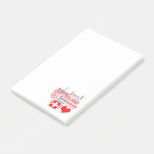 Schweizer Lieblingssachen - i-Liebe die Schweiz Post-it Klebezettel (angewinkelt)