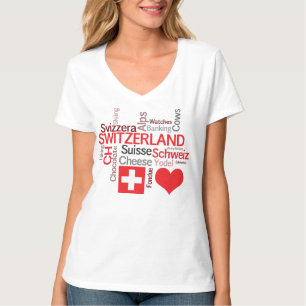 Schweizer Lieblingssachen - i-Liebe die Schweiz T-Shirt