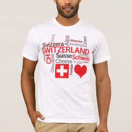 Schweizer Lieblingssachen - i-Liebe die Schweiz T-Shirt