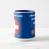 Schweizer Luftwaffe (Schweizer Luftwaffe) Tasse (Zentrum)