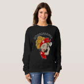 Schweizer Mädchen Unzerbrechlich I Schweizer Erbe Sweatshirt (Vorne ganz)