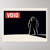 Schweizer Minimalist Schwarz Rot Weiß Astronaut We Poster (Vorne)