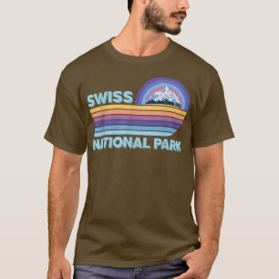 Schweizer Nationalpark Snow Engadin Camping T-Shirt