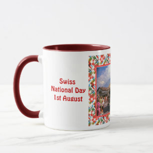 Schweizer Nationaltag, am 1. August Tasse