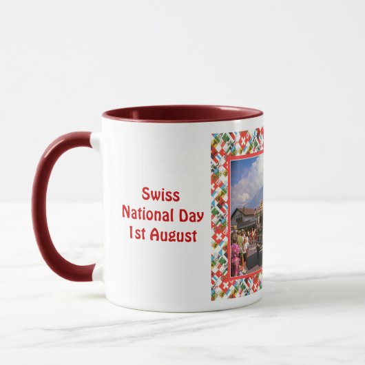 Schweizer Nationaltag, am 1. August Tasse (Links)