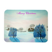 Schweizer Opus-Blau-Weihnachten Magnet (Horizontal)