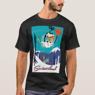 Schweizer Poster T-Shirt