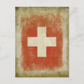Schweizer Postkarte im Coolen Vintagen Stil (Vorderseite)