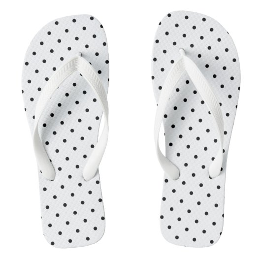 Schweizer Punkte in Weiß | Sandalen (Fußbett)