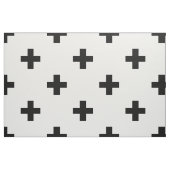 Schweizer queres modernes Schwarzweiss-Muster Stoff (Fat Quarter (45,7 x 55,9 cm))