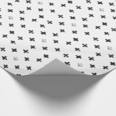 Schweizer Quermuster Geschenkpapier (Ecke)