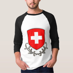 Schweizer Rolle3/4 Raglan T-Shirt