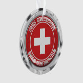 Schweizer RundEmblem Ornament (Vorderseite)