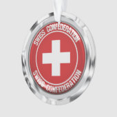 Schweizer RundEmblem Ornament (Vorderseite)