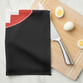 Schweizer Schild Geschirrtuch (Viertel Falte)