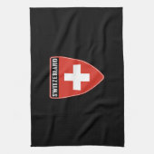 Schweizer Schild Geschirrtuch (Vertikal)