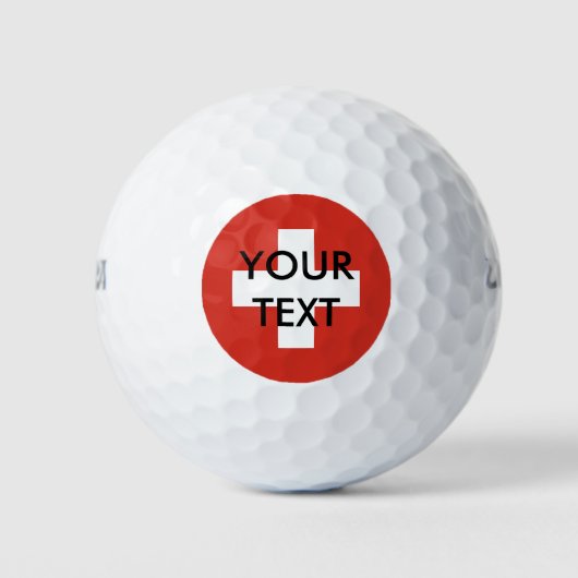 Schweizer Set für Golfball (Vorderseite)