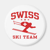 Schweizer Skiteam Magnet (Vorne)