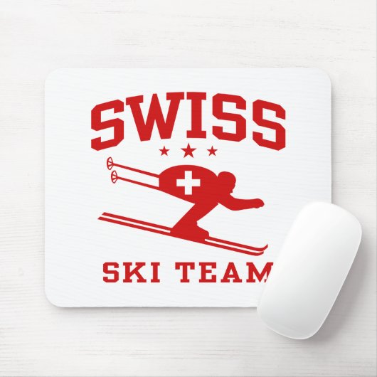Schweizer Skiteam Mousepad (Mit Mouse)