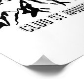 Schweizer Snowboard-Liebe Poster (Ecke)