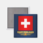 "Schweizer Stolz" Magnet (Vorderseite/Rückseite)