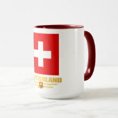 "Schweizer Stolz" Tasse (VorderseiteRechts)