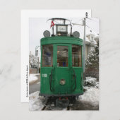 Schweizer Straßenbahnen im BVB M-Parc Depot, Basel Postkarte (Vorne/Hinten)