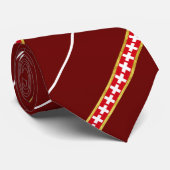 Schweizer stripes Flagge Krawatte (Gerollt)