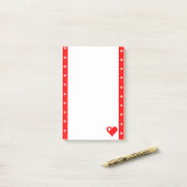 Schweizer stripes Flagge Post-it Klebezettel (Auf Schreibtisch)