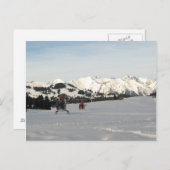 Schweizer Szene mit touristischen Hubschraubern Postkarte (Vorne/Hinten)