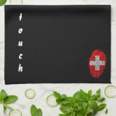 Schweizer Touchfingerabdruckflagge Küchentuch (Gefaltet)