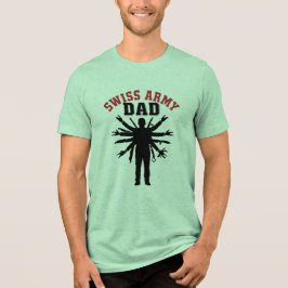 Schweizer-Vater Tri-Blend Shirt