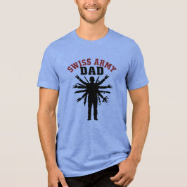 Schweizer-Vater Tri-Blend Shirt