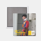 Schweizer Wache Vatikanstadt cooles Magnetdesign Magnet (Vorderseite/Rückseite)