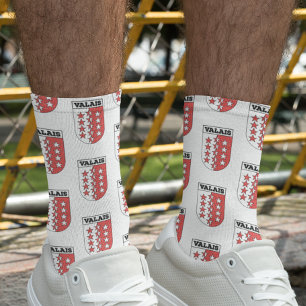 Schweizer Walliser Walliser Wappenschild Socken