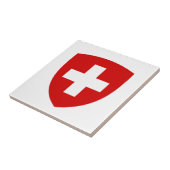 Schweizer Wappen - die Schweiz-Andenken Fliese (Seite)