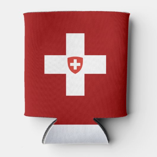 Schweizer Wappen Dosenkühler (Vorderseite)