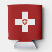 Schweizer Wappen Dosenkühler (Rückseite)