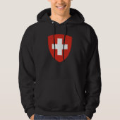 Schweizer Wappen Hoodie (Vorderseite)