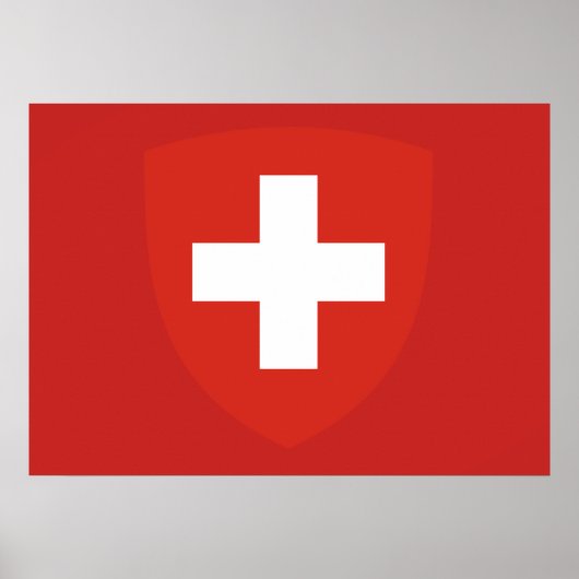Schweizer Wappen Poster (Vorne)