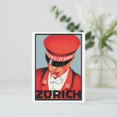 Schweizerhof Zürich Postkarte (Stehend Vorderseite)