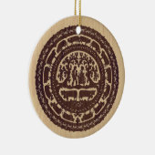 Schweizerische Ausschmückung Keramik Ornament (Rechts)