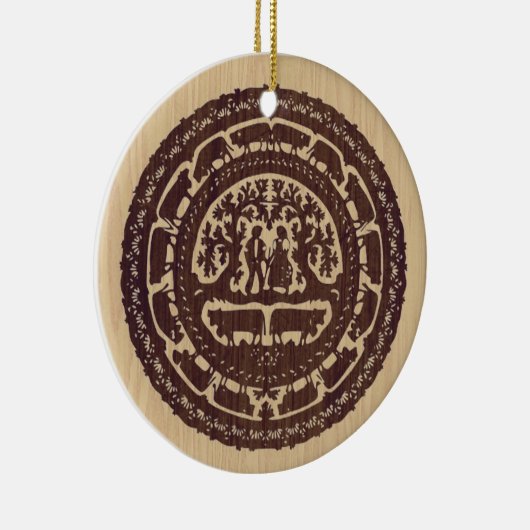 Schweizerische Ausschmückung Keramik Ornament (Rechts)